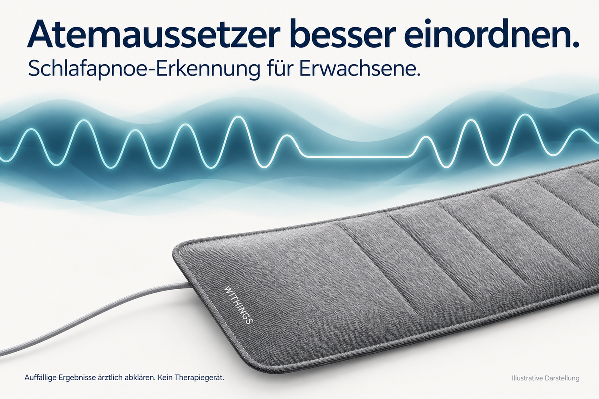 Withings Sleep Analyzer – Schlafanalyse ohne Wearable