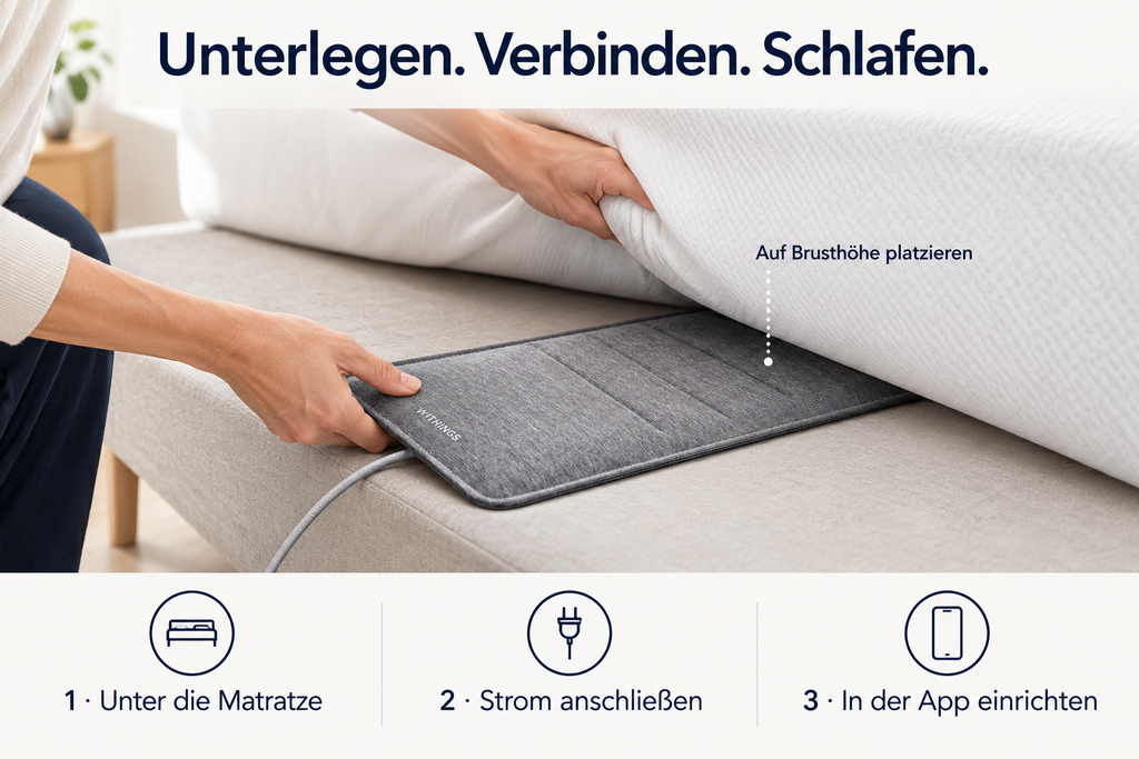 Withings Sleep Analyzer – Schlafanalyse ohne Wearable