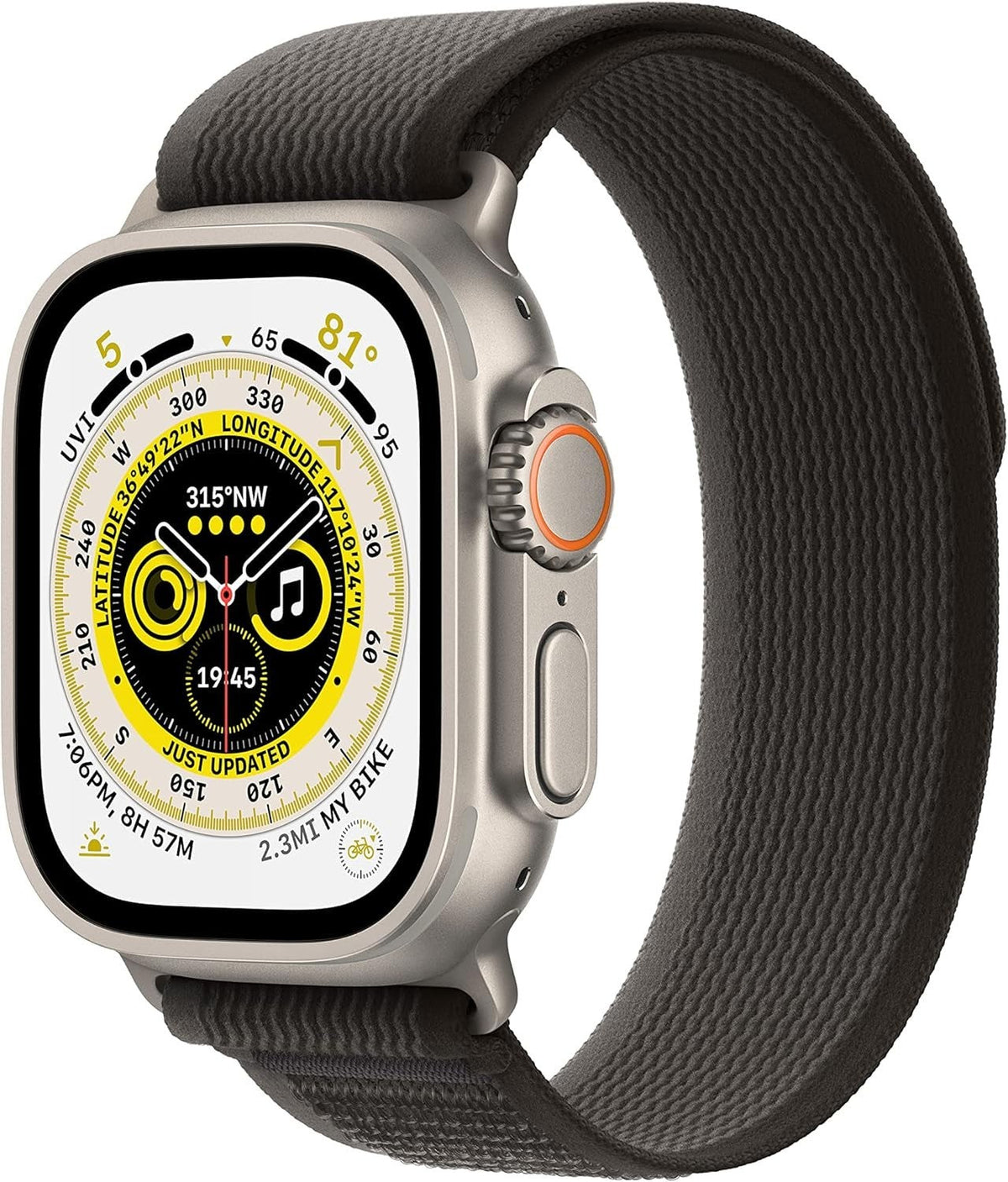 Apple Watch Ultra (1. Generation) – 49 mm Titan, GPS + Cellular, generalüberholt