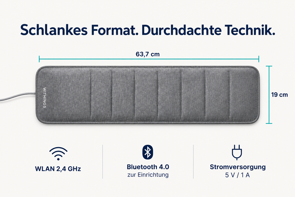 Withings Sleep Analyzer – Schlafanalyse ohne Wearable