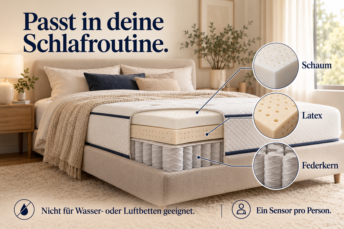 Withings Sleep Analyzer – Schlafanalyse ohne Wearable