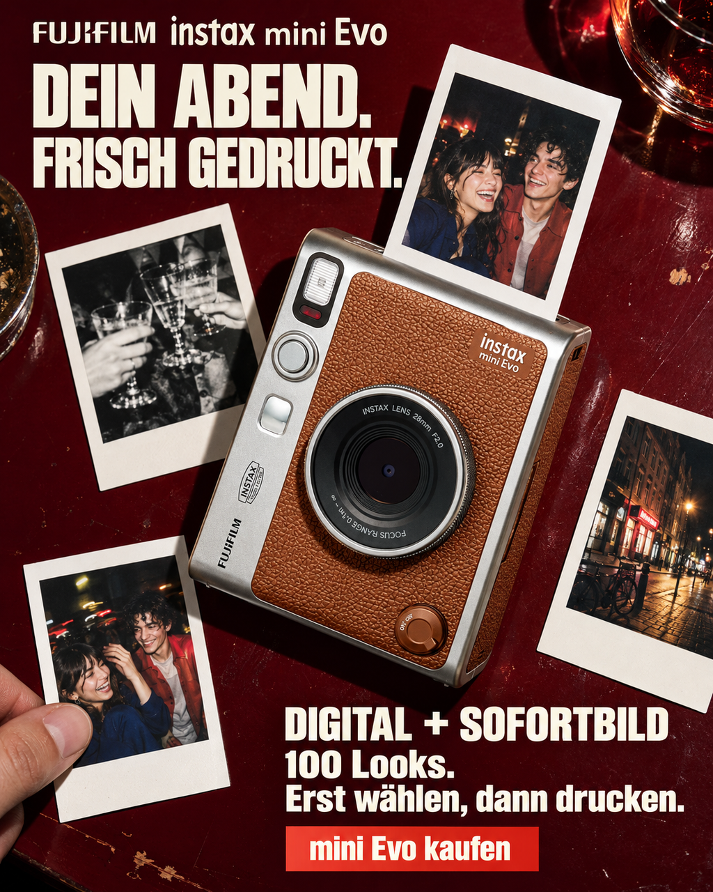 FUJIFILM instax mini Evo™ Hybrid-Sofortbildkamera
