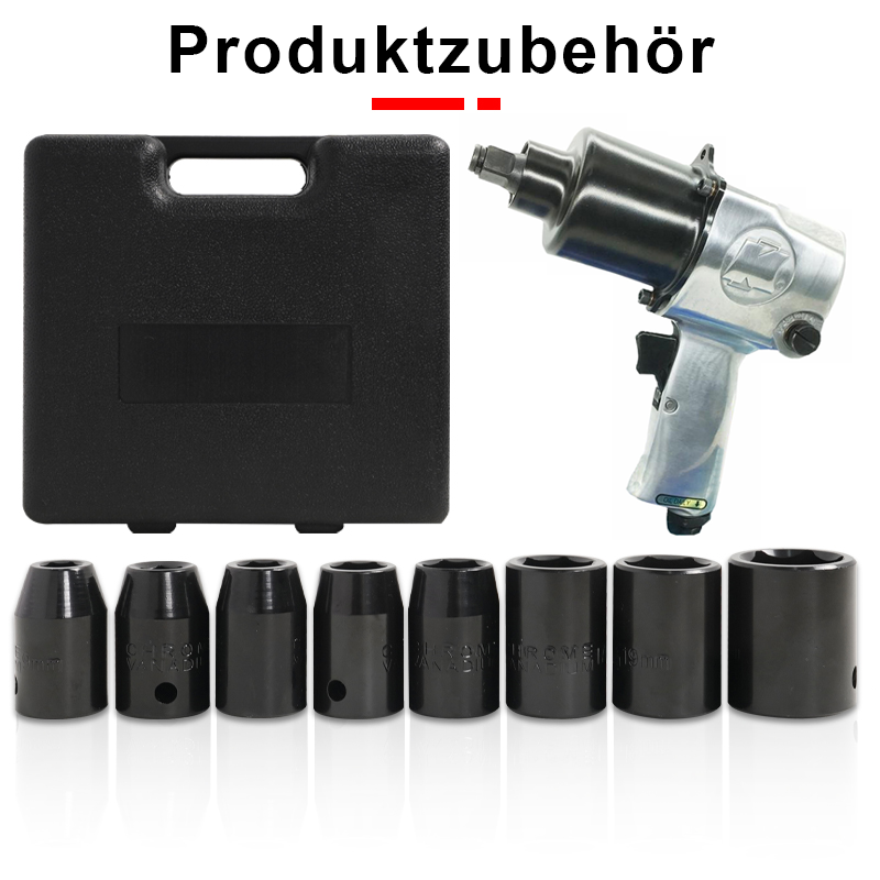 Hochwertiger 8000-U/min-Schlagschrauber, professionelles Druckluftwerkzeug für Autoreparaturen, Schraubenschlüssel, Druckluft-Schlagschrauber