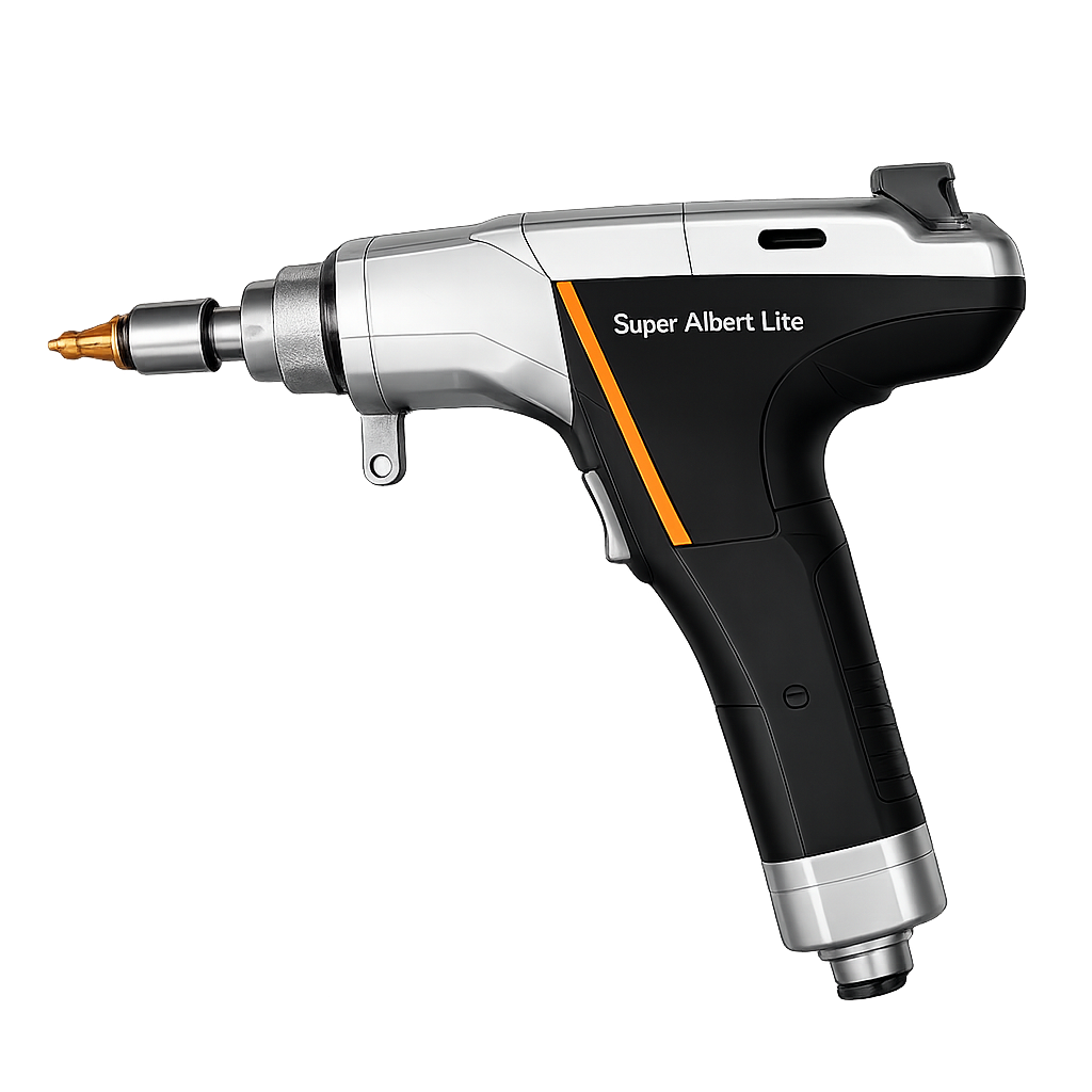 Super Aibert Lite Laser-Schweißgerät – Tragbare Laser-Schweißpistole für Rostentfernung, Metallreinigung & Präzisionsschweißen | Leicht, Leistungsstark, Industrietauglich