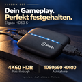 Elgato HD60 S+, externe Aufnahmekarte, Streamen und Aufzeichnen in 1080p60 HDR10 oder 4K60 HDR10 mit extrem niedriger Latenz auf PS5, PS4/Pro, Xbox Series X/S, Xbox One X/S,