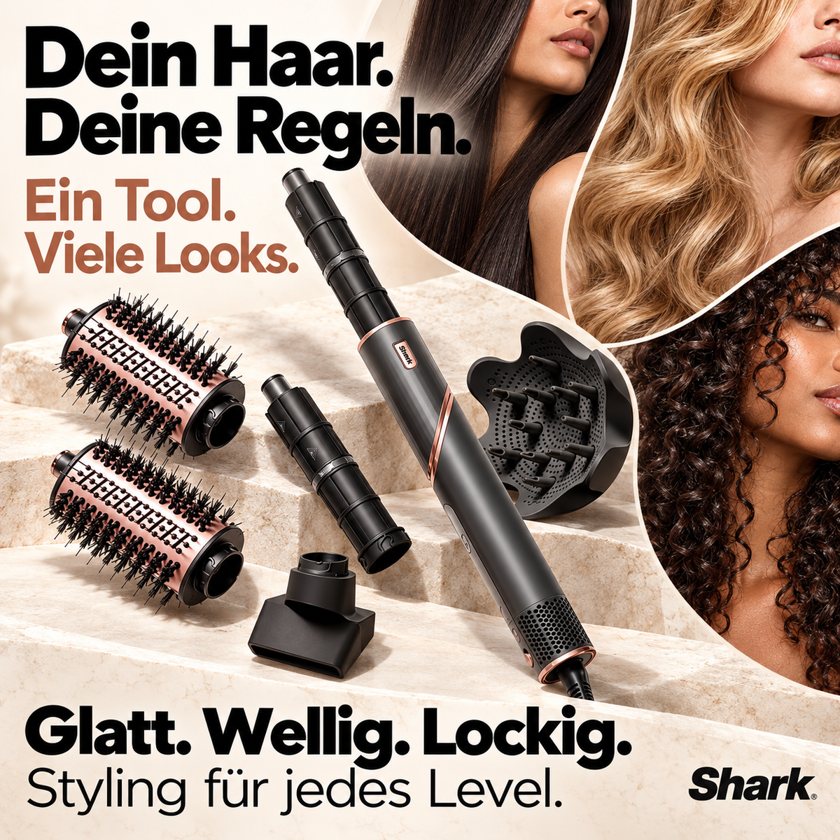 Shark FlexStyle, Air Multi-Styler & Drying System,