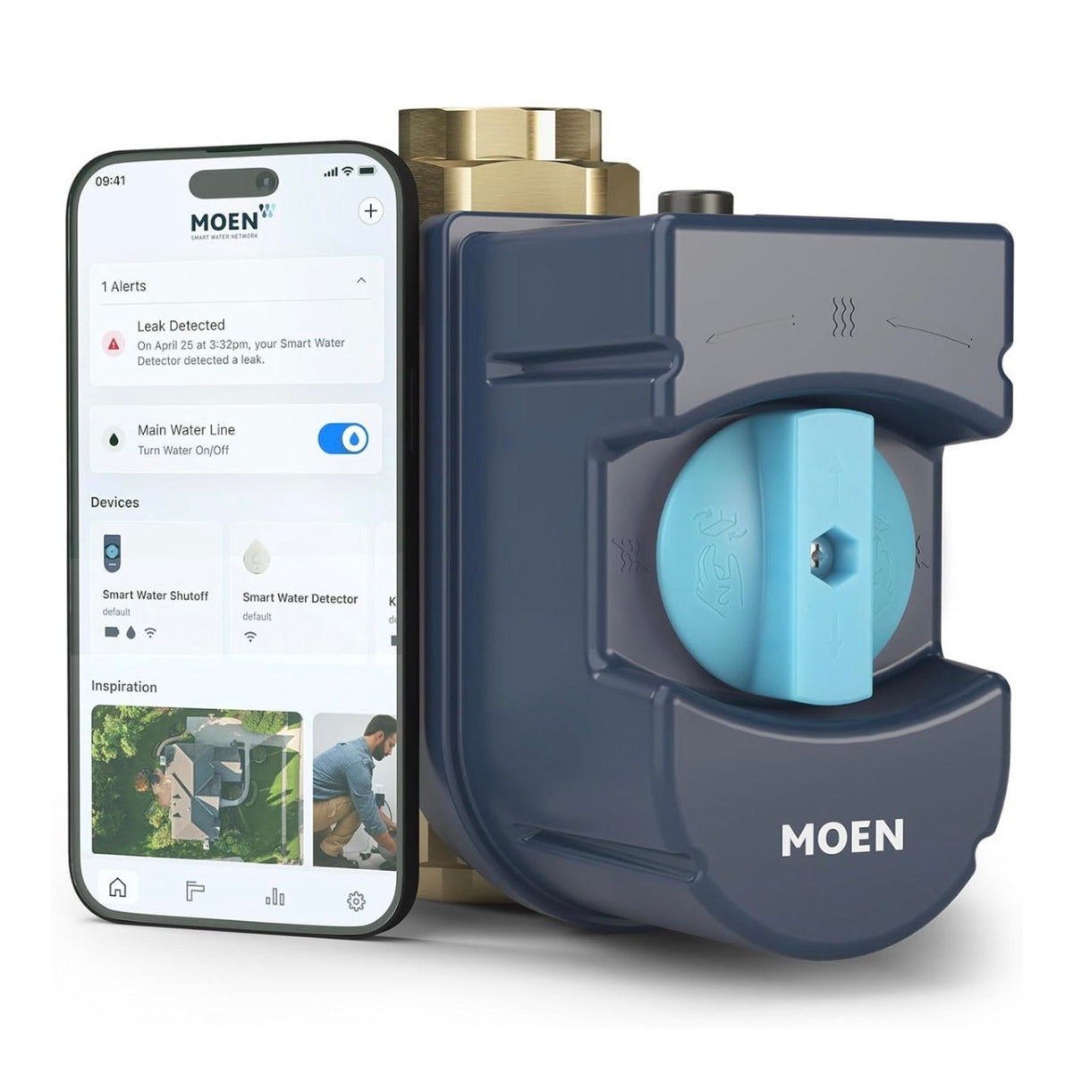 Intelligenter Wasserwächter und automatisches Wasserabsperrventil
