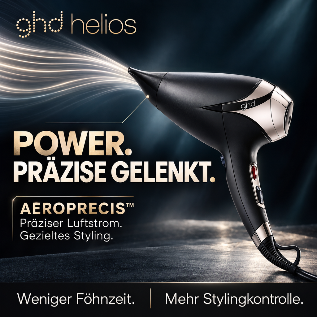 ghd helios Föhn: Schneller Haartrockner, leise & leicht, Blowout Styling
