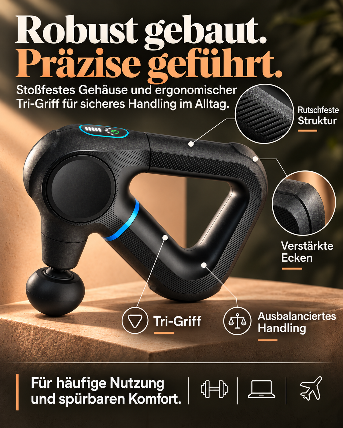 Faszienpistole zur Tiefengewebsentspannung
