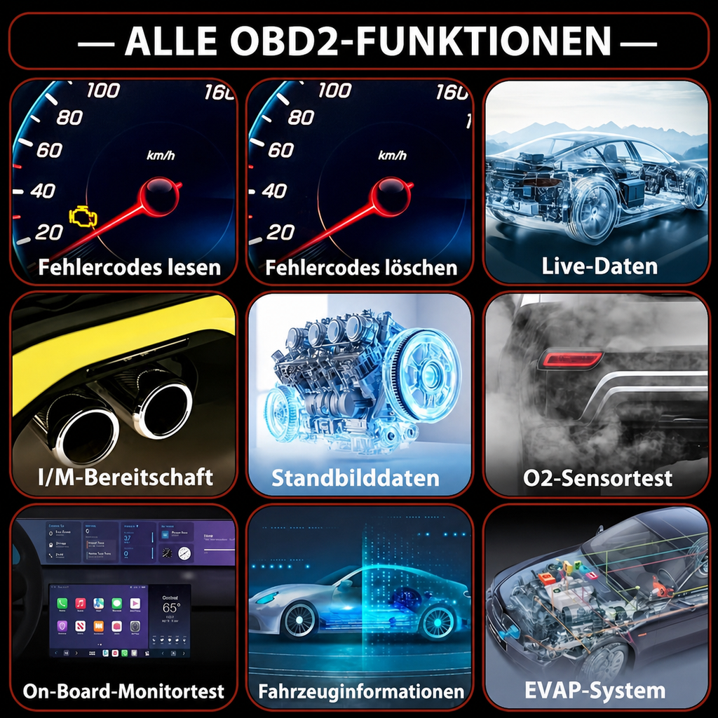 Handheld-Diagnosegerät für Kraftfahrzeuge