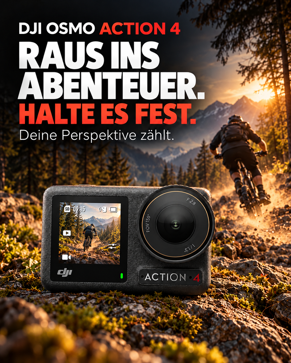 DJI Osmo Action 4 Standard Combo  4K 120fps Action-Kamera